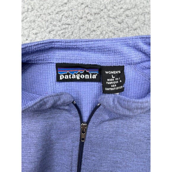 Patagonia r series zip top polartec worn work wear sz large - Picture 7 of 8